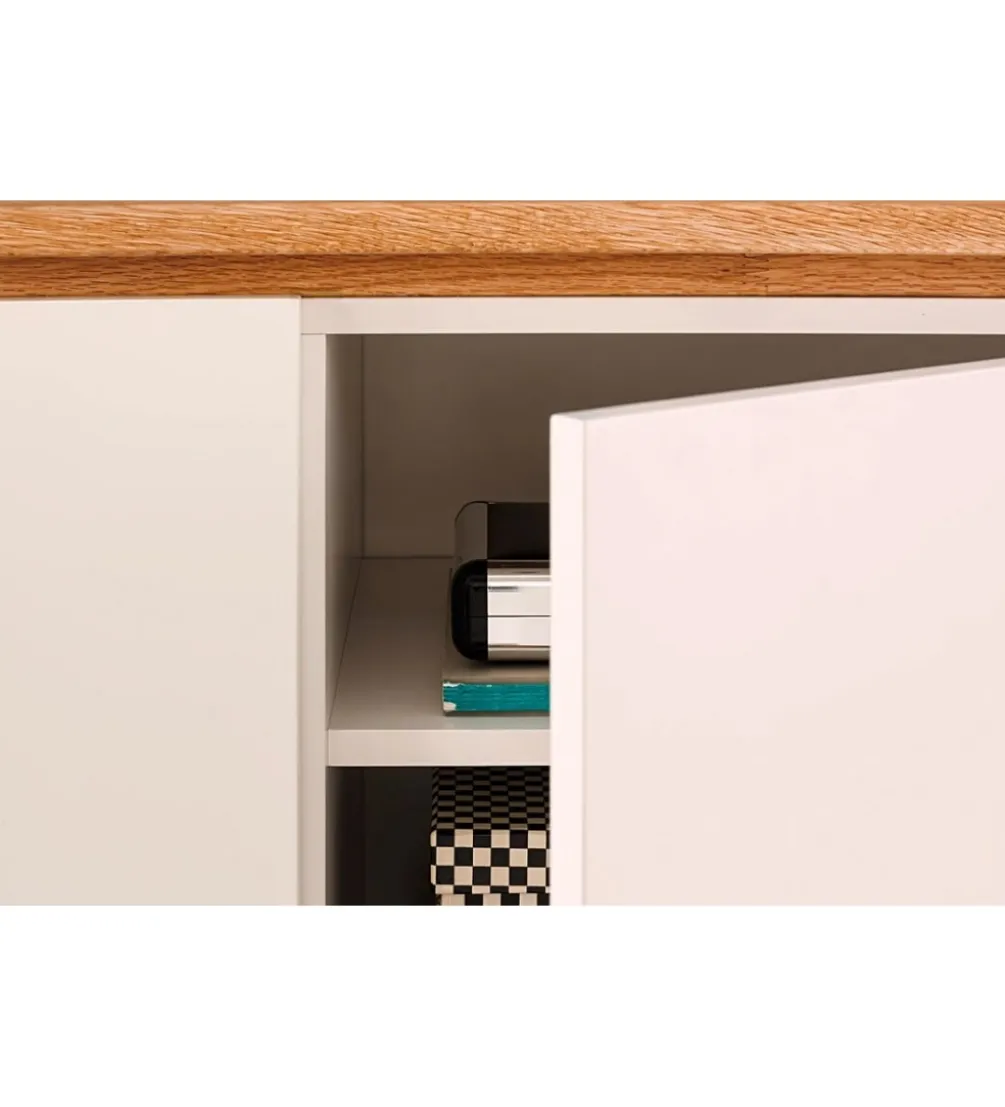 Komoda CHIARO 170 Cm Biało kremowa