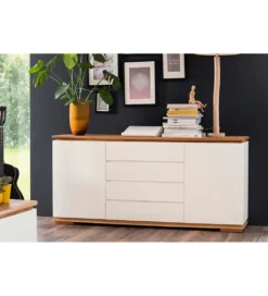 Komoda CHIARO 170 Cm Biało kremowa