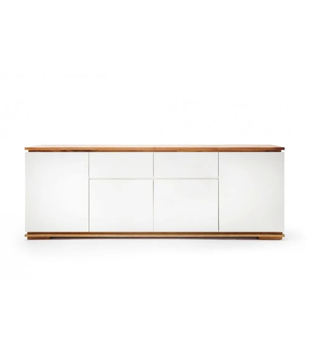 Komoda CHIARO 180 cm biało kremowa