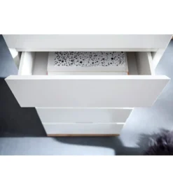 Komoda CHIARO 50 Cm biało kremowa