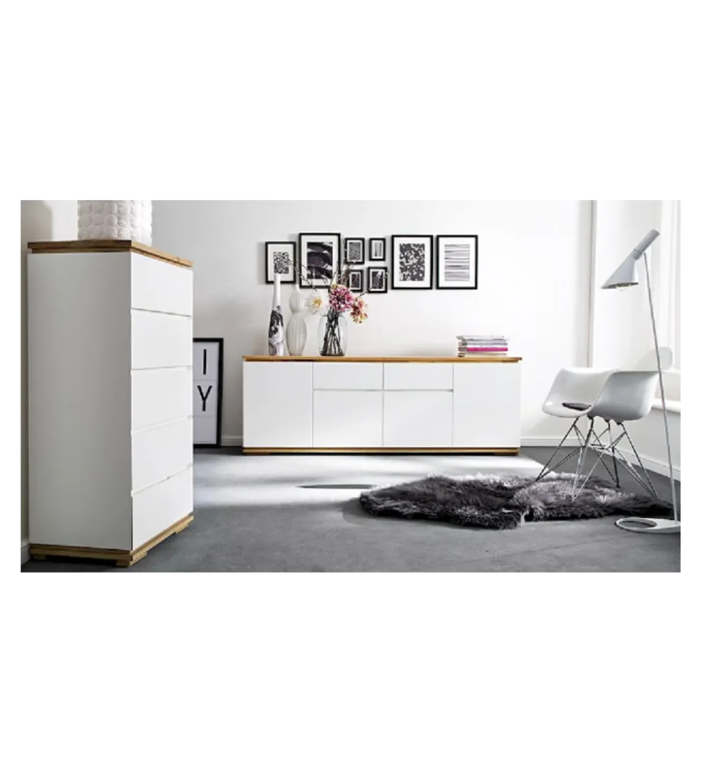 Komoda CHIARO 50 Cm biało kremowa