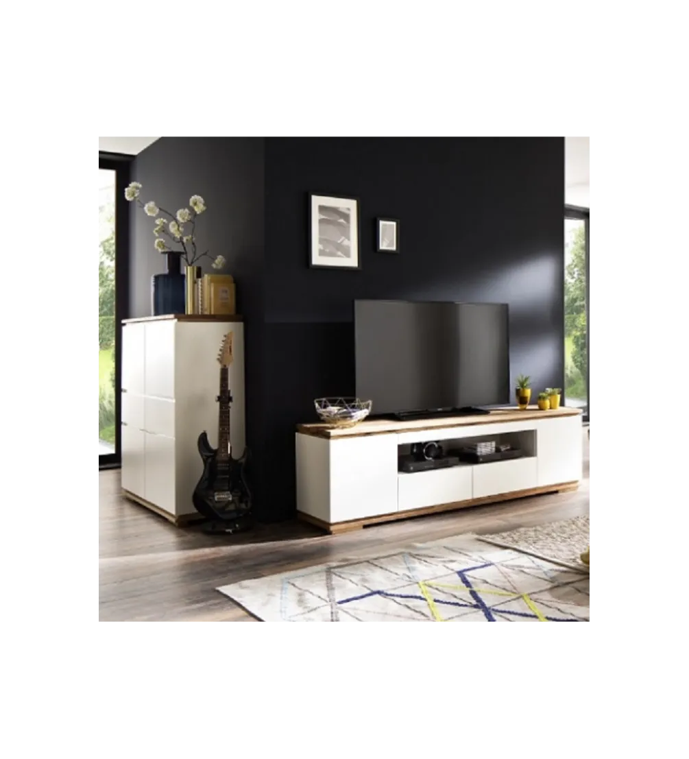 Komoda CHIARO 100 Cm biało kremowa