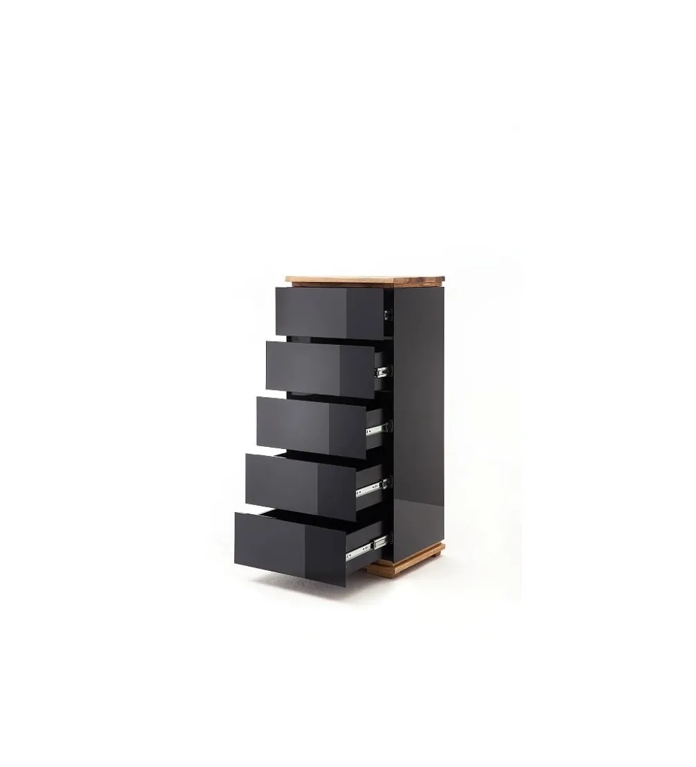 Komoda CHIARO 50 cm czarna