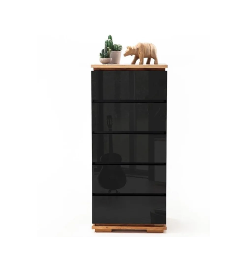 Komoda CHIARO 50 cm czarna