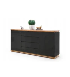 Komoda CHIARO 170 cm czarna