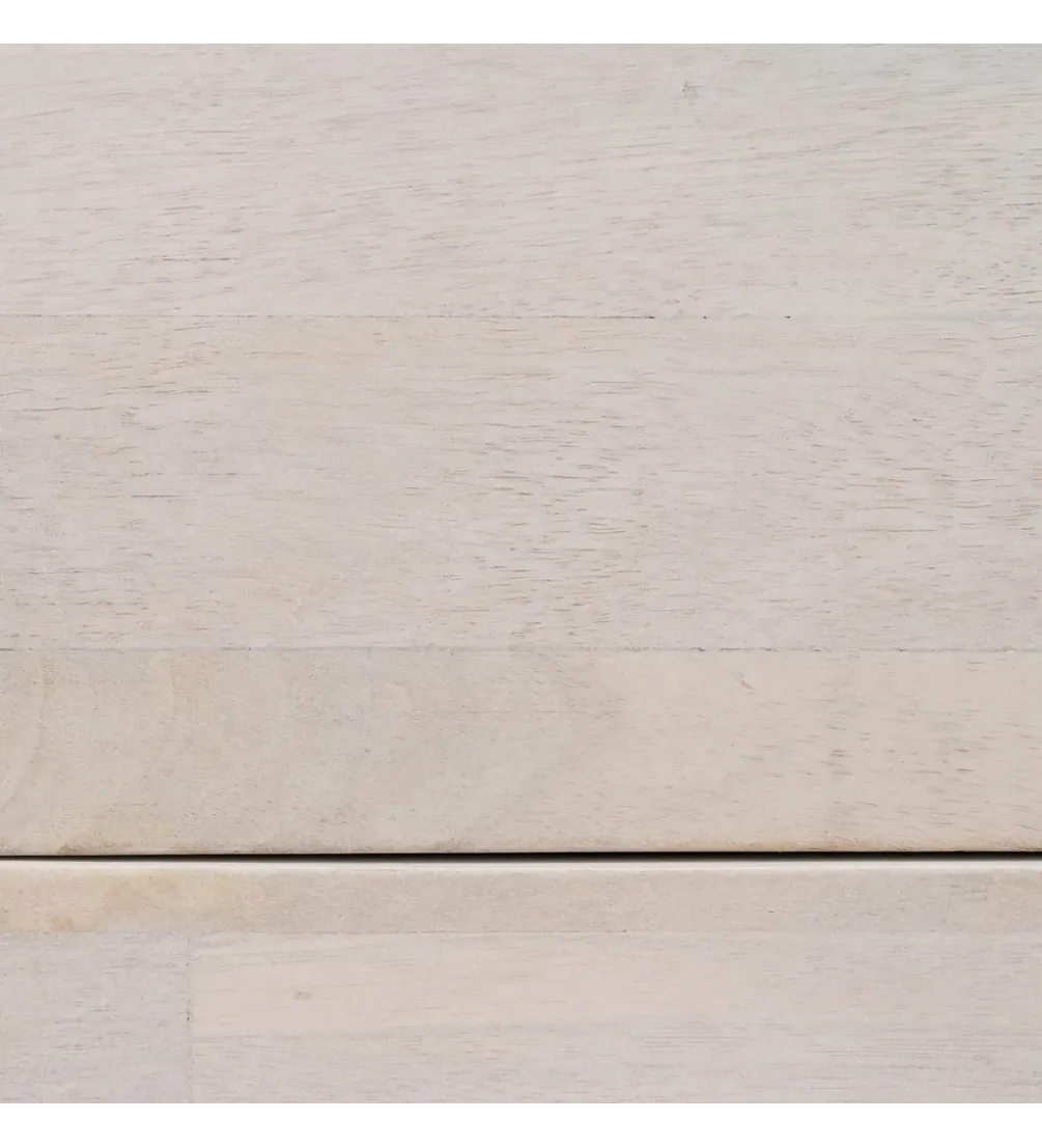 Komoda COSTARIC 83 cm drewno mango bielona