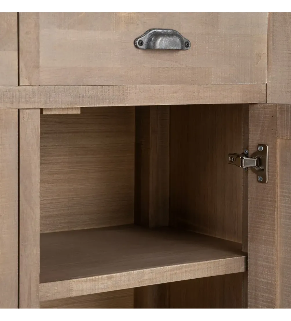 Komoda COTTAGE 135 cm drewno sosny