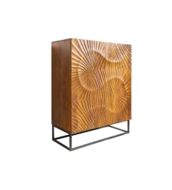 Komoda DAVIDE Scorpion 100 cm drewno mango brąz