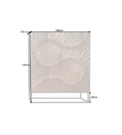 Komoda DAVIDE Scorpion 100 cm drewno mango brąz