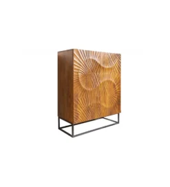 Komoda DAVIDE Scorpion 100 cm drewno mango brąz