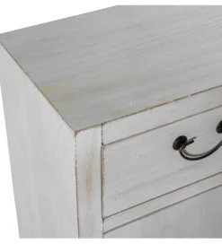 Komoda DECAPE 80 cm przecierana biel