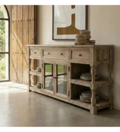 Komoda DEPINO 180 cm drewno sosny