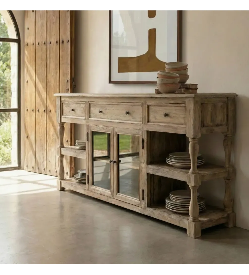 Komoda DEPINO 180 cm drewno sosny