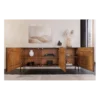Komoda 3D TRIBAL 180 cm drewno mango ciemny brąz