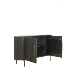 Komoda DUMOSI 140 cm czarna