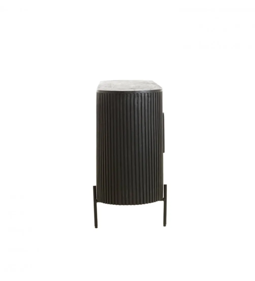 Komoda DUMOSI 140 cm czarna