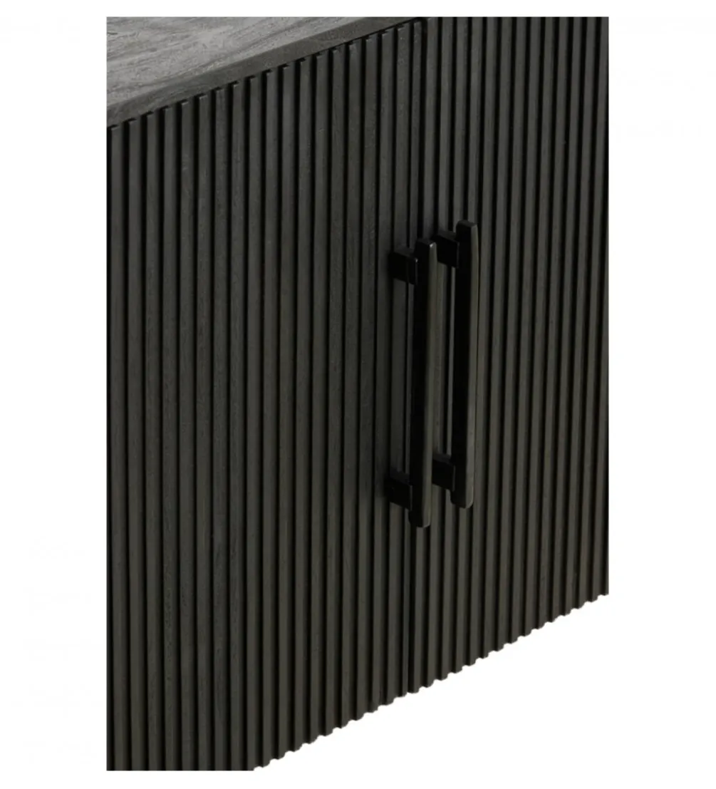 Komoda DUMOSI 140 cm czarna