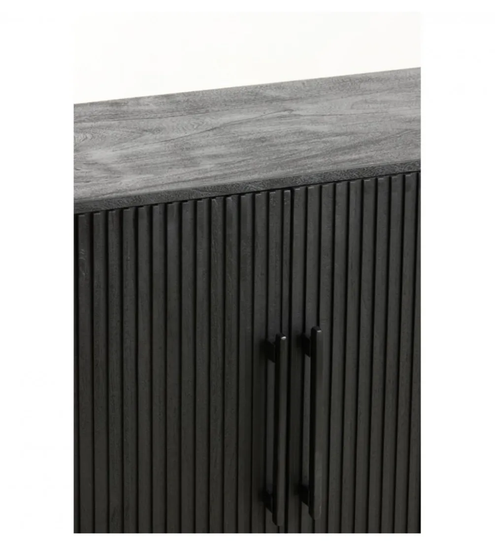 Komoda DUMOSI 140 cm czarna
