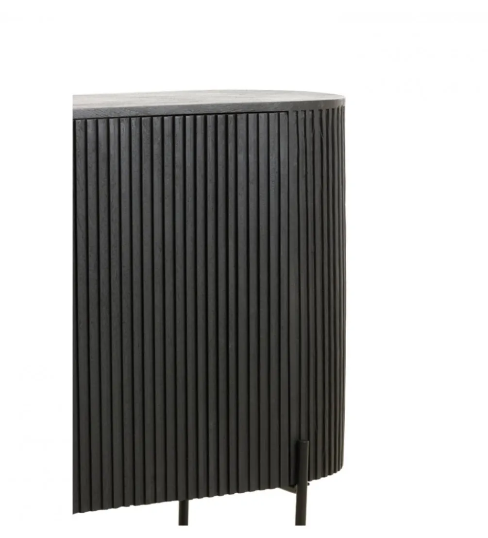 Komoda DUMOSI 140 cm czarna
