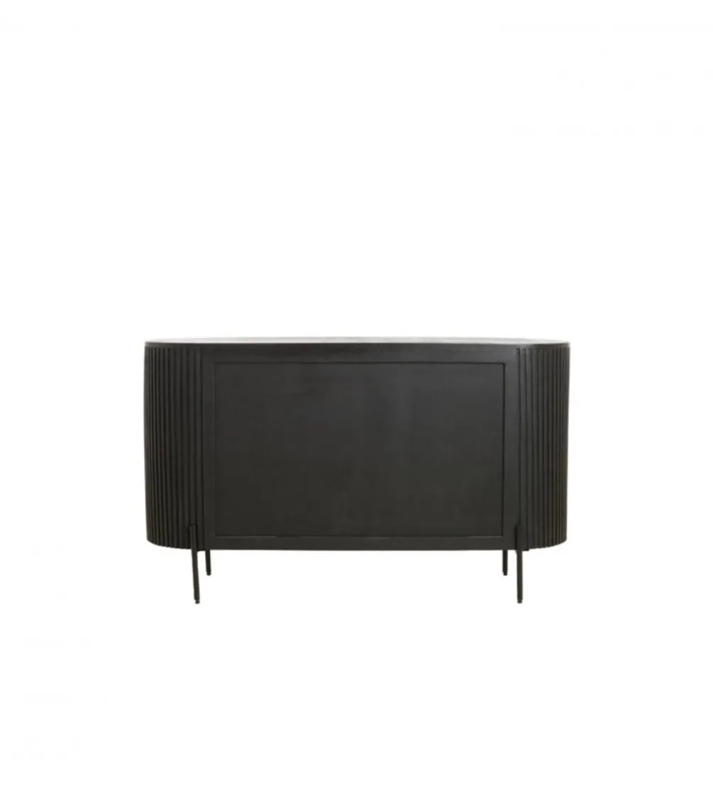 Komoda DUMOSI 140 cm czarna
