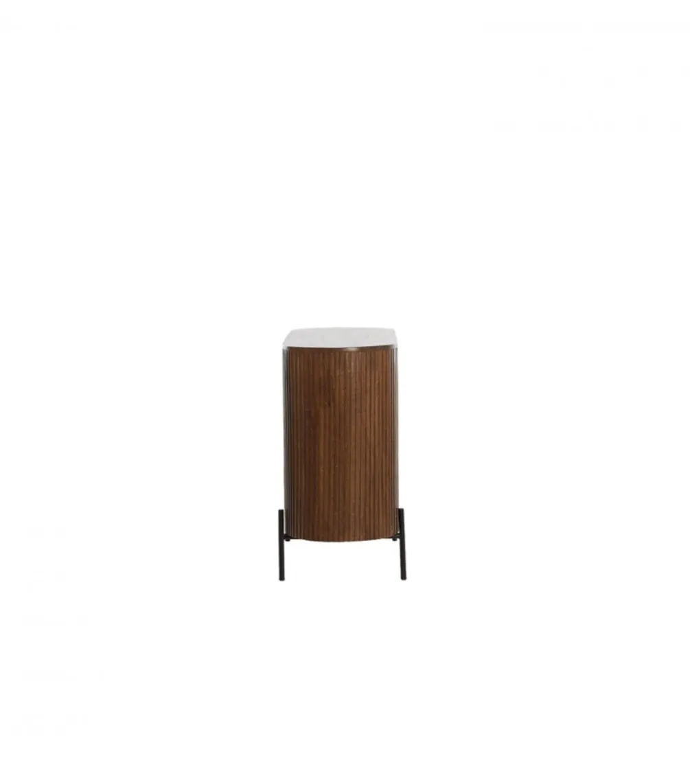 Komoda DUMOSI 100 cm naturalna brązowa