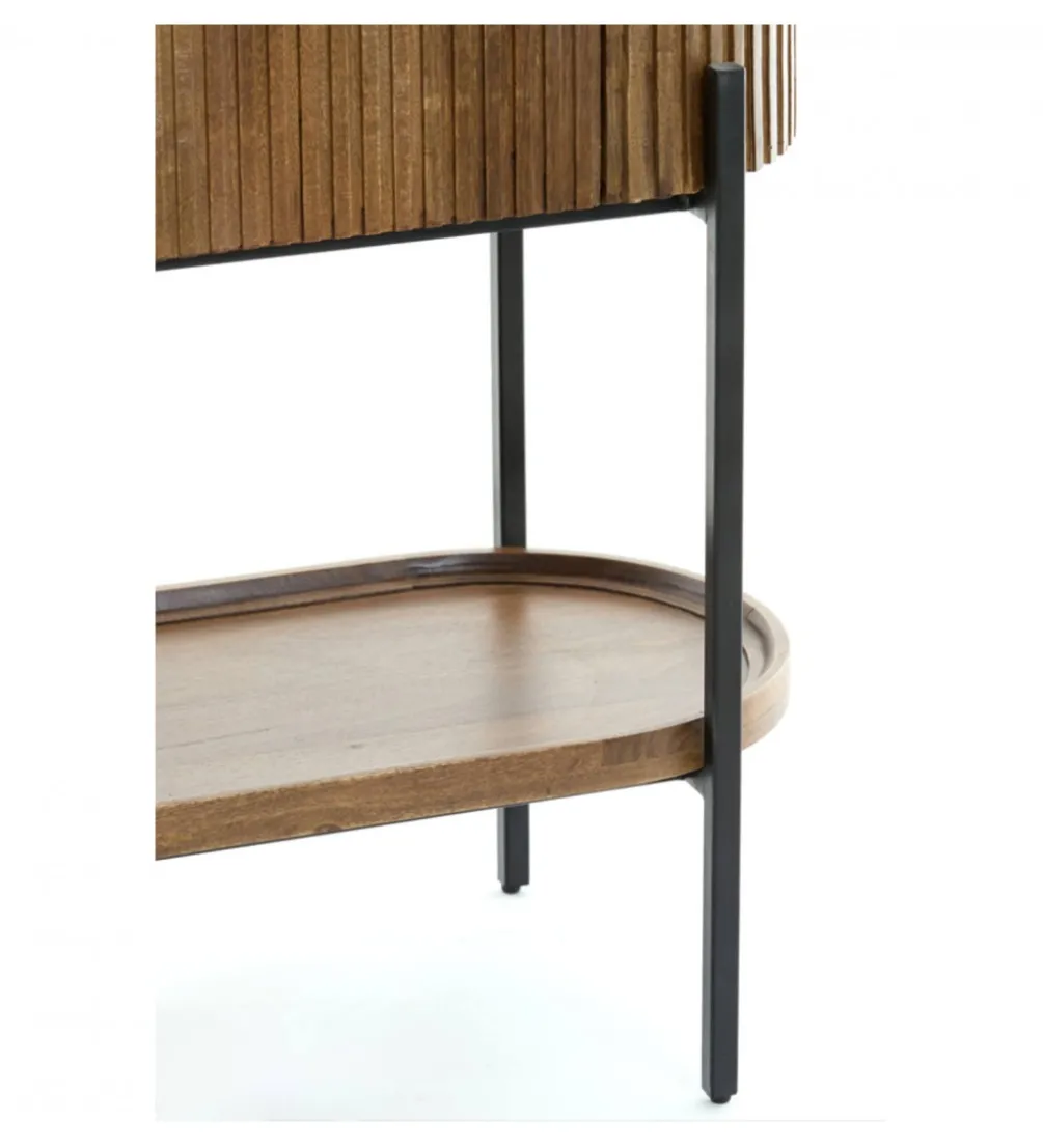 Komoda DUMOSI 165 cm naturalne brązowy