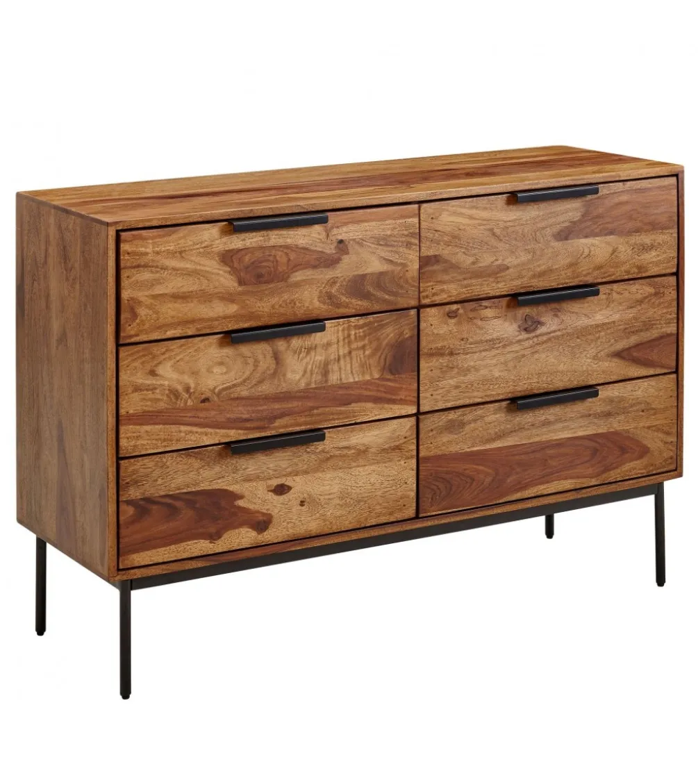 Komoda ELCANTO 117 cm drewno sheesham