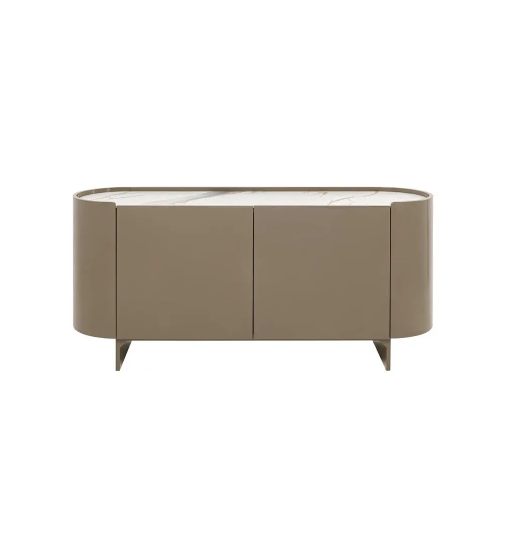 Komoda ELIANO 160 x 75 cm khaki