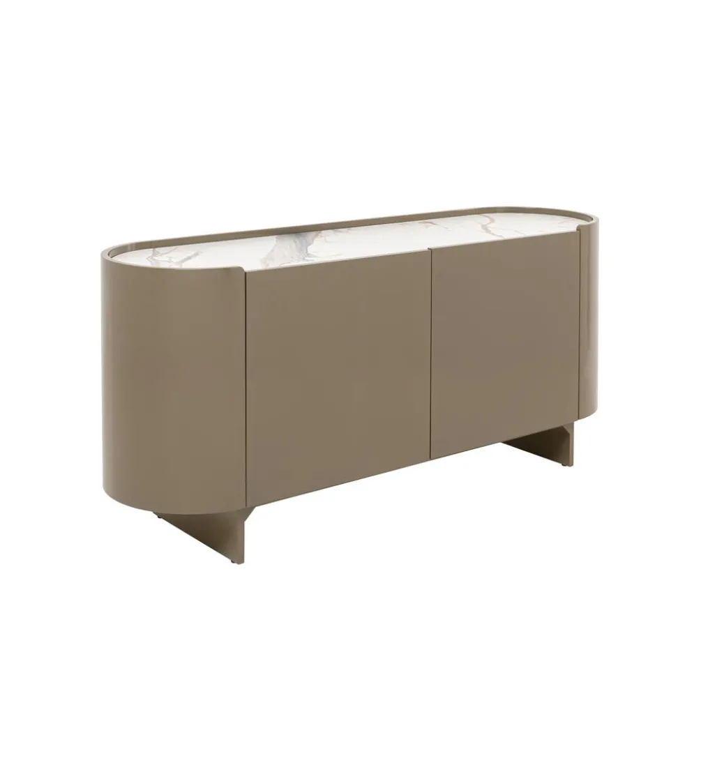 Komoda ELIANO 160 x 75 cm khaki