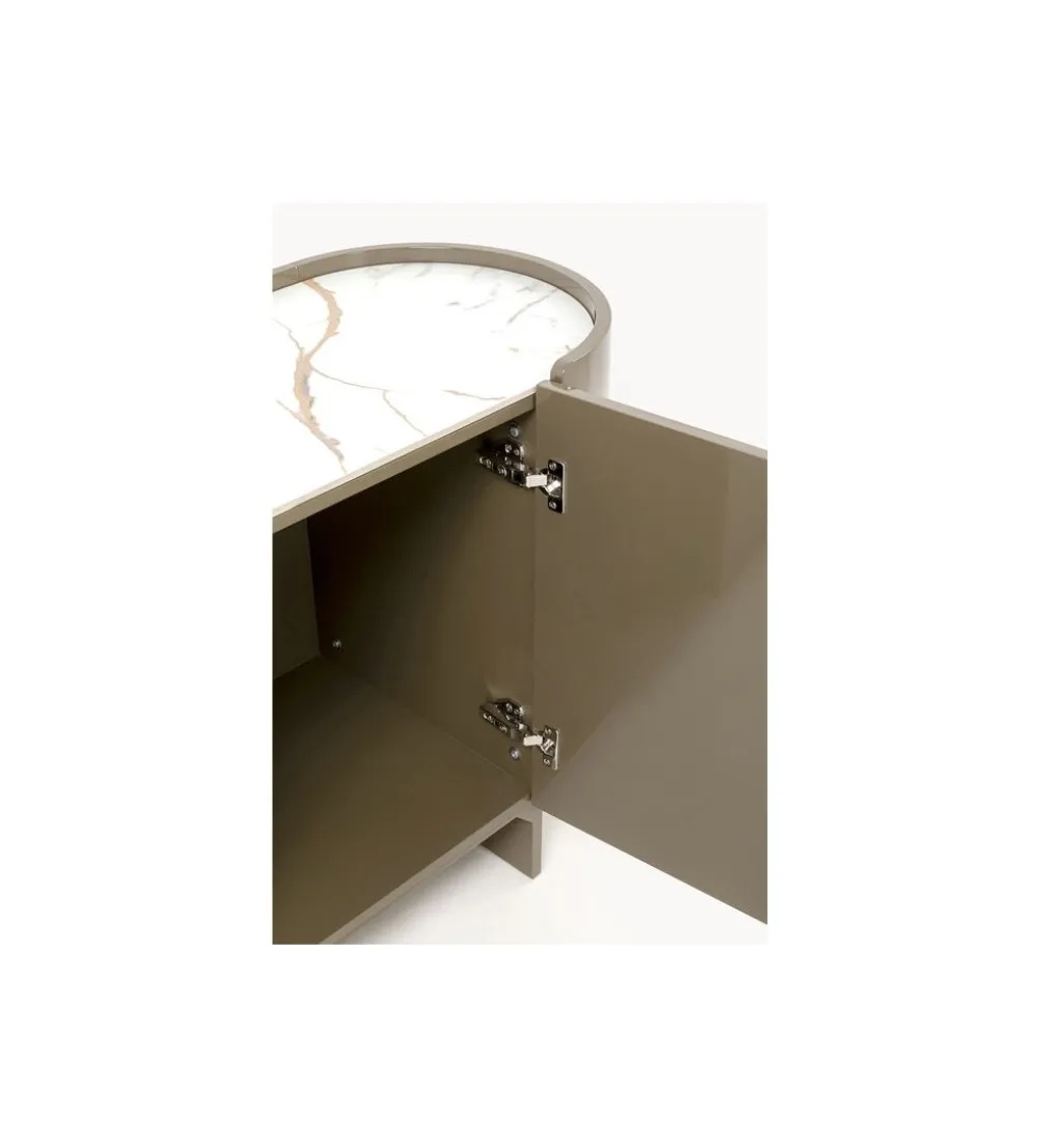 Komoda ELIANO 160 x 75 cm khaki