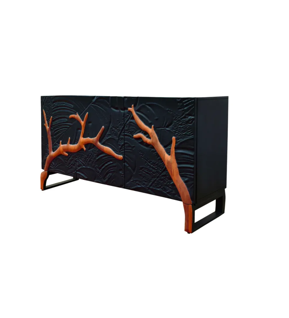 Komoda FOREST 160 cm 3D drewno mango