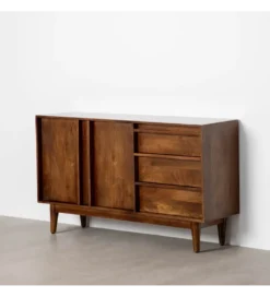 Komoda GARREL 150 cm drewno mango brązowa