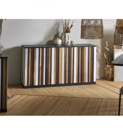 Komoda GERUTAD 150 cm akacja drewno
