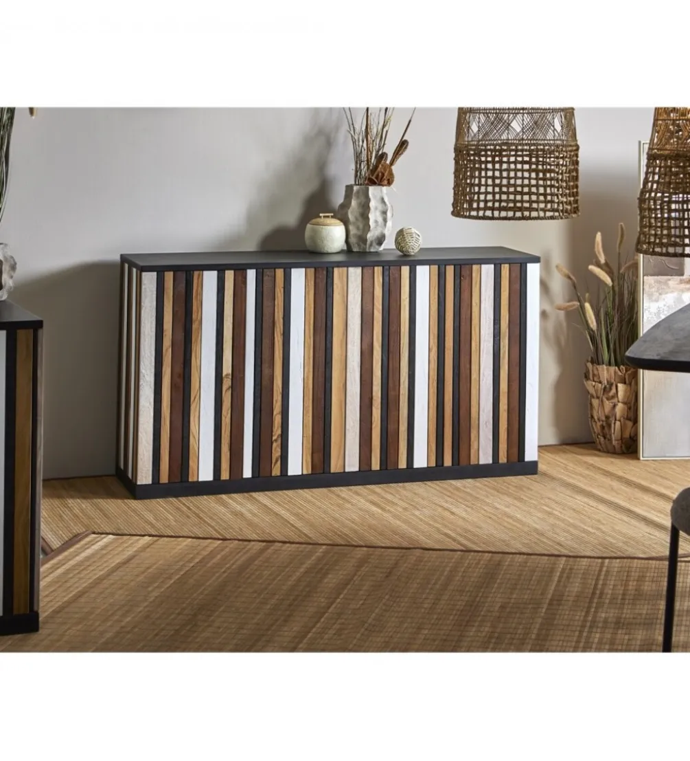 Komoda GERUTAD 150 cm akacja drewno