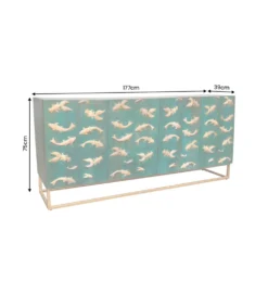 Komoda GIULIO 180 x 80 cm naturalna