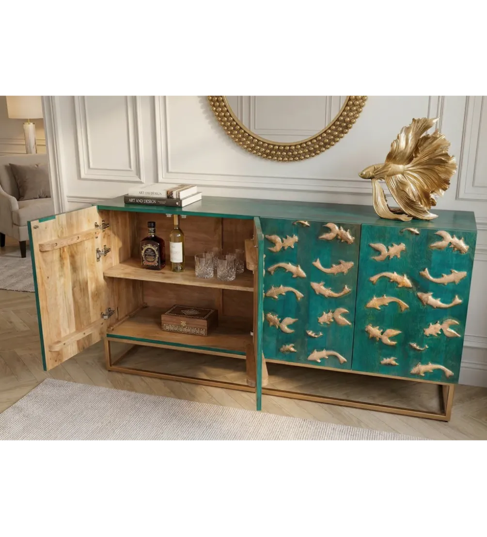 Komoda GIULIO 180 x 80 cm naturalna