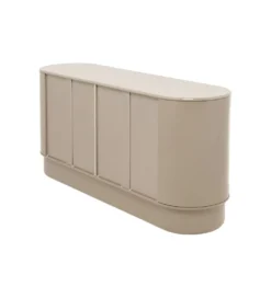 Komoda GLOSSY 160 x 76 cm taupe