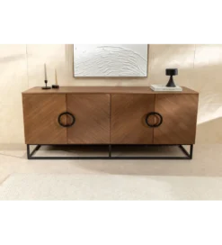 Komoda GRANDEZZA 180 cm kolor drewna orzecha