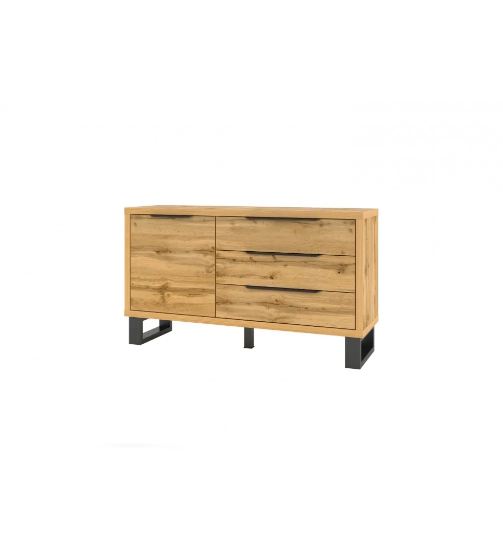 Komoda Halle 144 cm w optyce dąb wotan