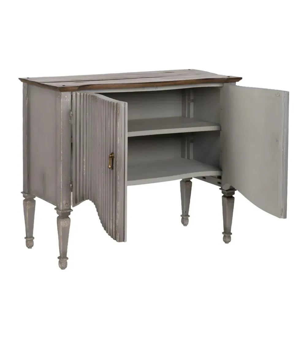 Komoda HALMANDI 100 cm drewno mindi