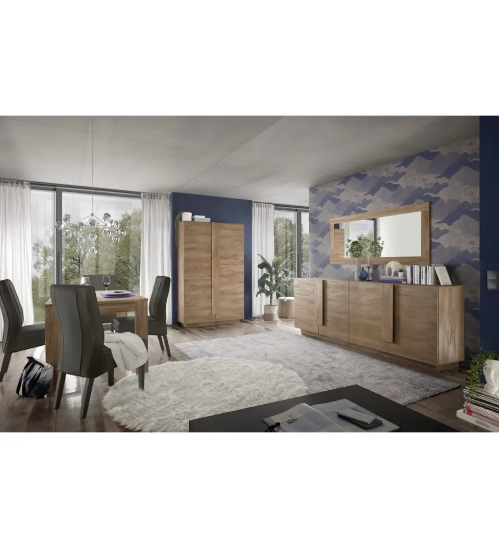 Komoda JUPITER 241 cm w kolorze dąb Mercure