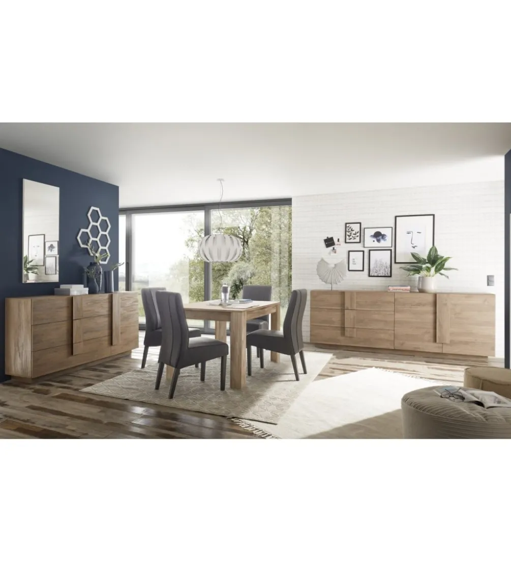 Komoda JUPITER 241 cm w kolorze dąb Mercure