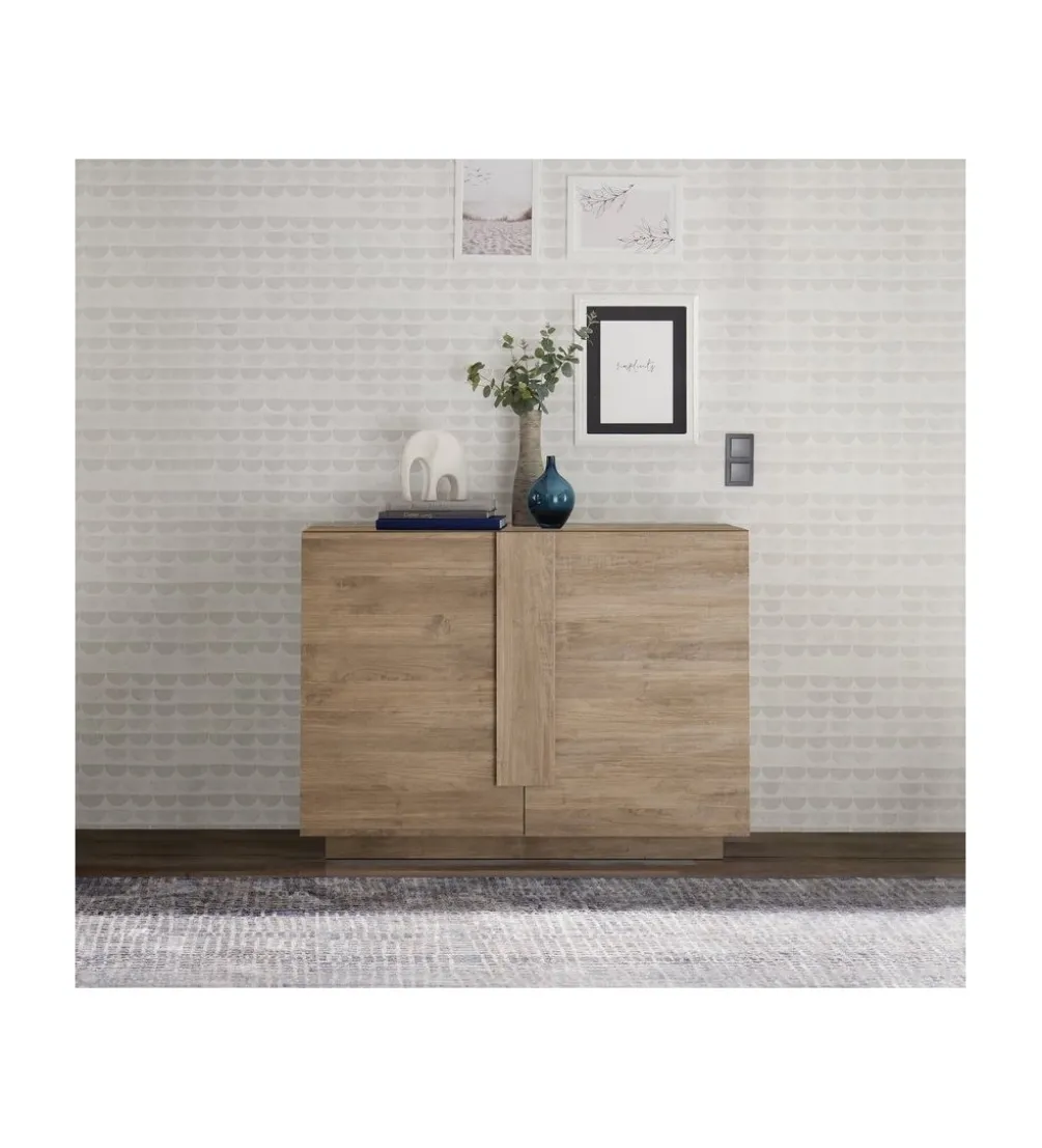 Komoda JUPITER 120 cm w kolorze dąb Mercure
