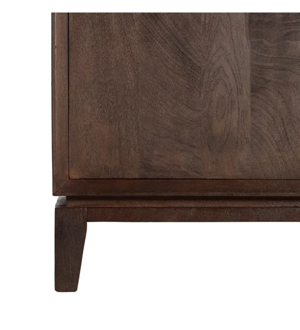Komoda KILIAN 190 cm drewno mango brązowa
