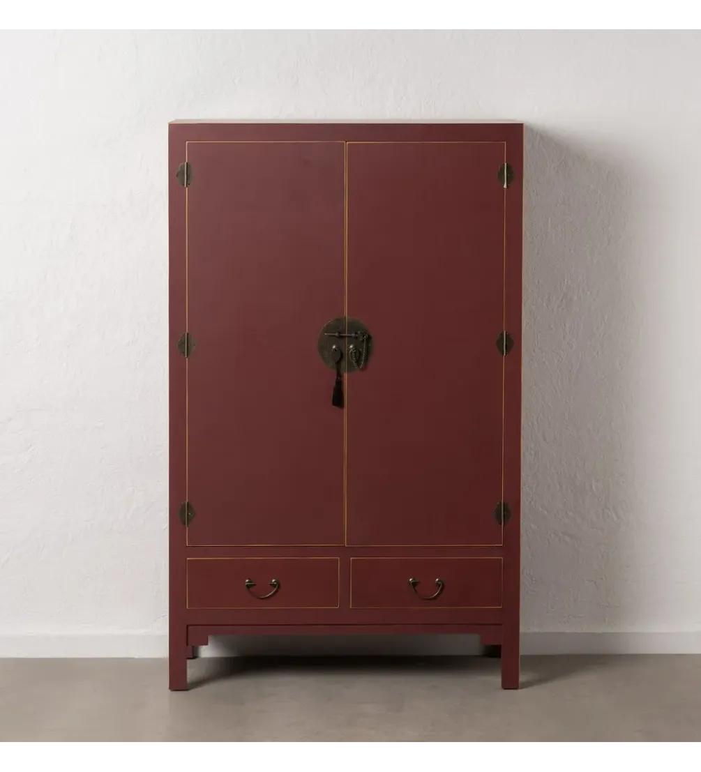 Komoda KOKOSIN 100 cm bordowy