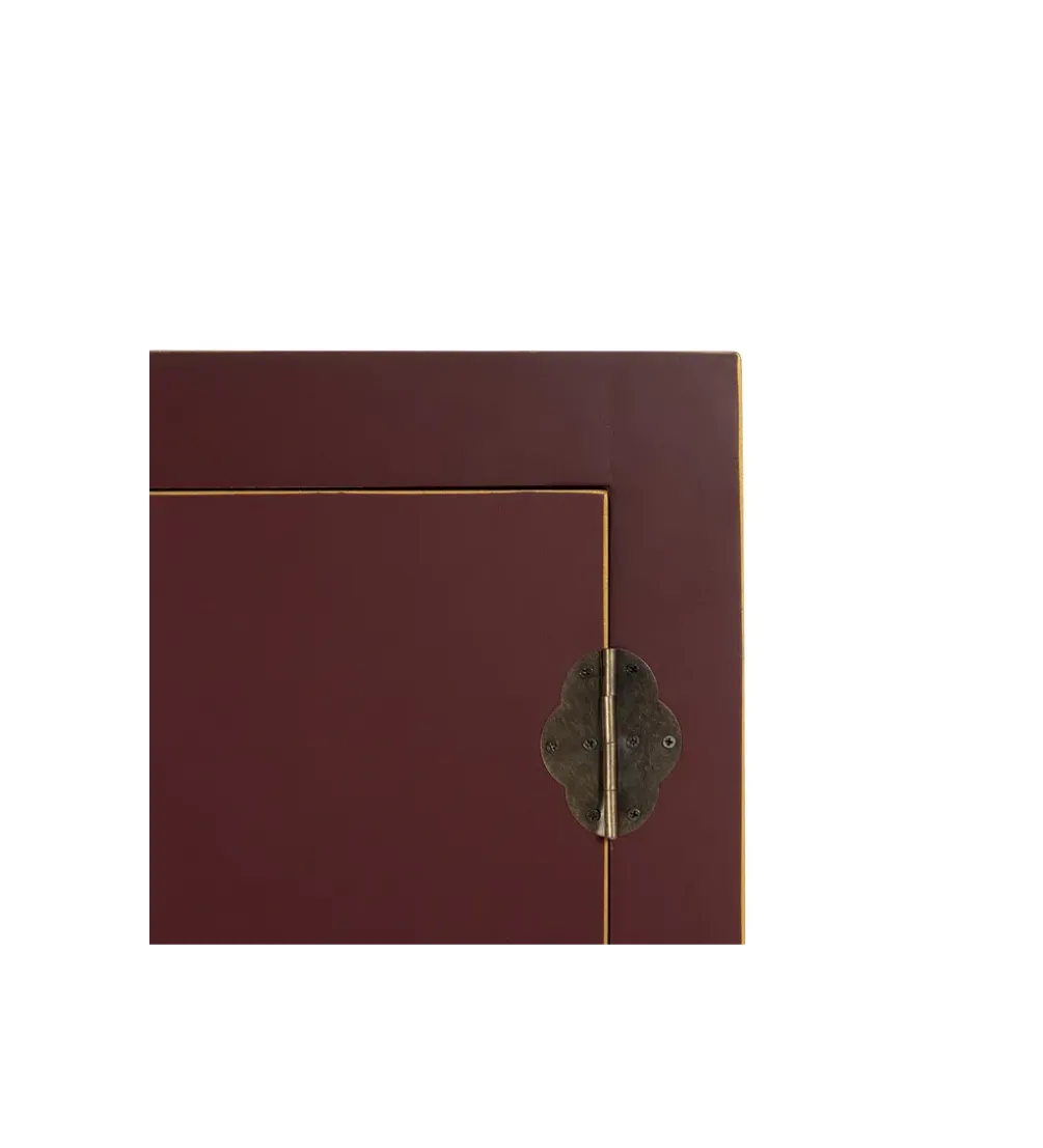 Komoda KOKOSIN 100 cm bordowy