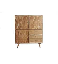 Komoda Komodo wysoka Mystic Living 140 cm drewno akacja
