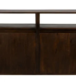 Komoda KURT 190 cm drewno mango ciemny brąz