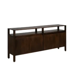 Komoda KURT 190 cm drewno mango ciemny brąz