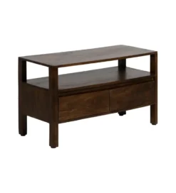 Komoda KURT 97 cm drewno mango ciemny brąz